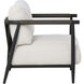 Muros Black / Palazzo Cream Outdoor Lounge Chair